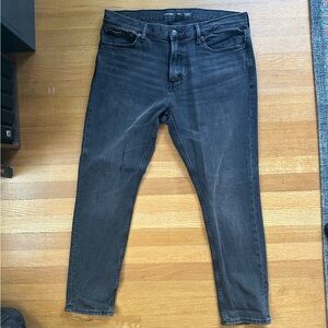 Old Navy Men's Dark Gray Relaxed Slim Taper Jeans